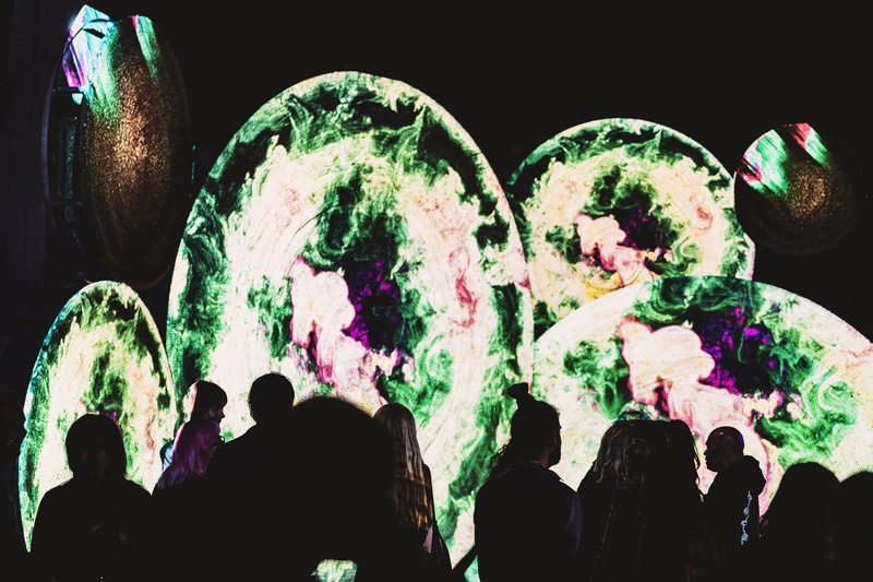 FLOW. Georgie Pinn portfolio image. Collaborator credits appear in the source notes.